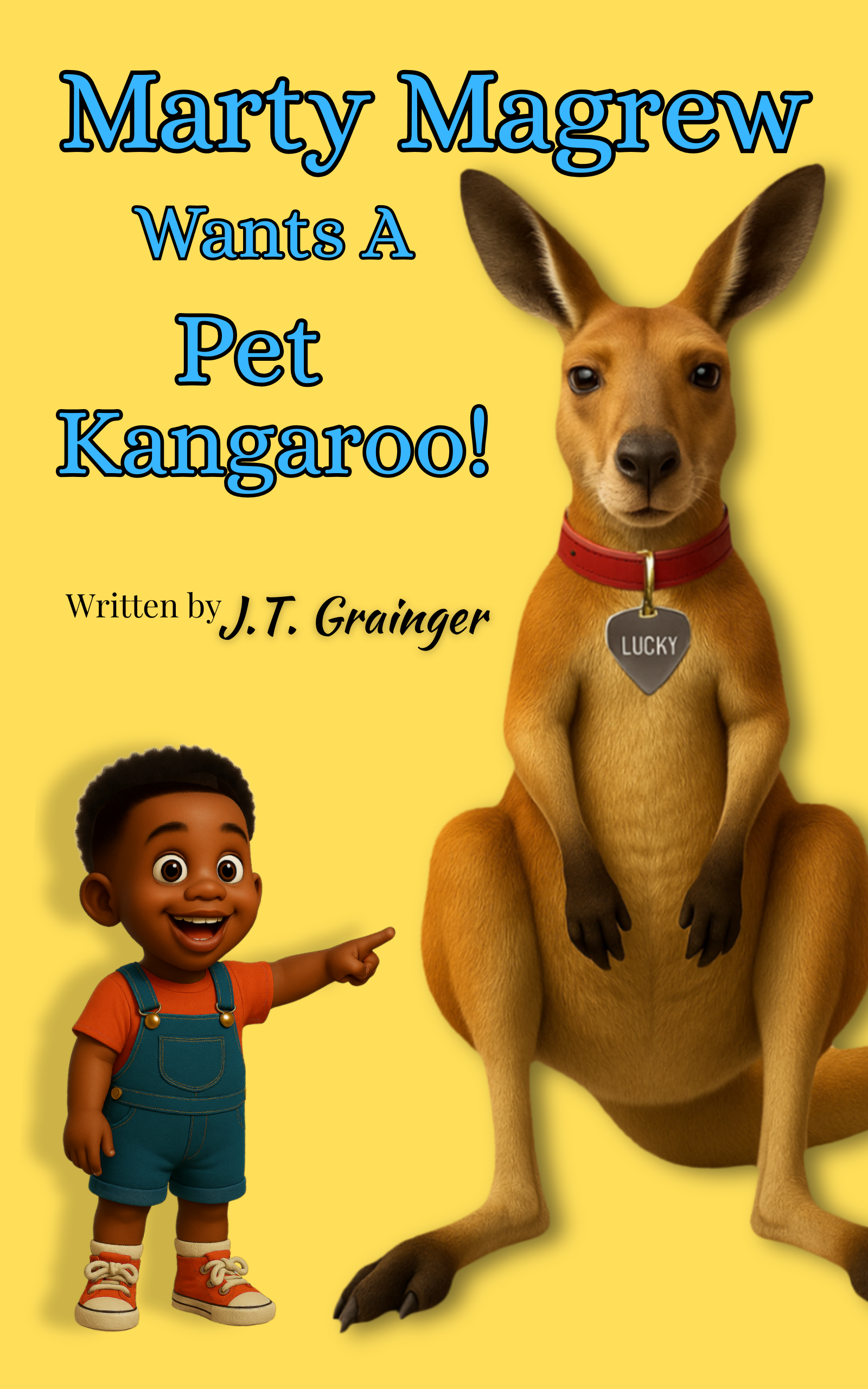 Marty Magrew Wants a Pet Kangaroo! E-Book Cover - 1600 x 2560 - Ready to Print